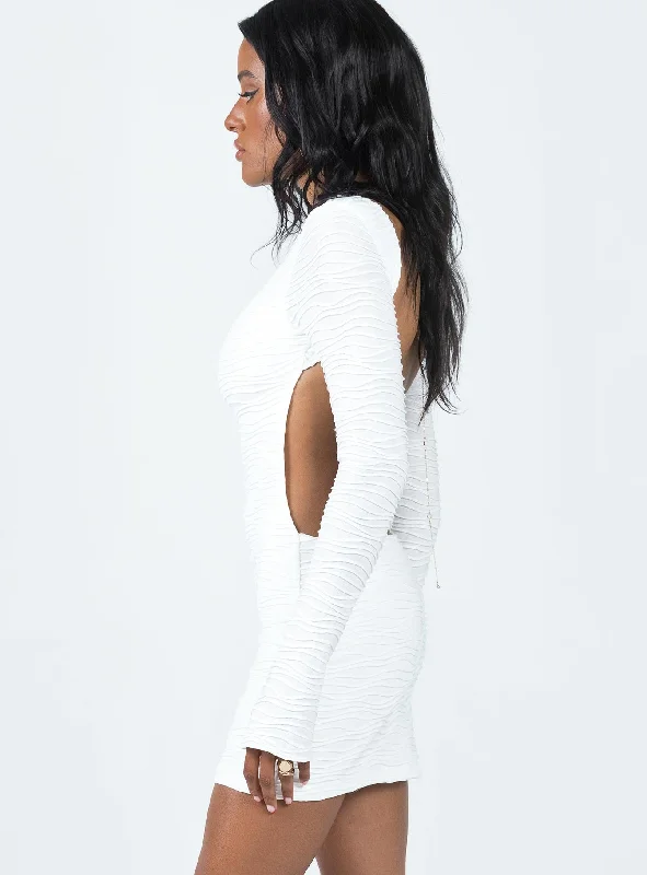 Ignite Mini Dress White